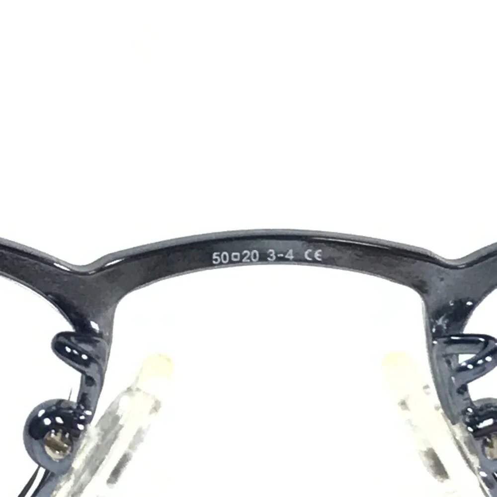 Safilo Elasta 1346 JB2 Eyeglasses Frames Blue Round Full Rim 50-20-140